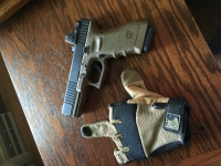 Glock Slide Milling for Trijicon RMR, Suppressor sight In front of RMR, Enhanced Side Serrations Front and Rear